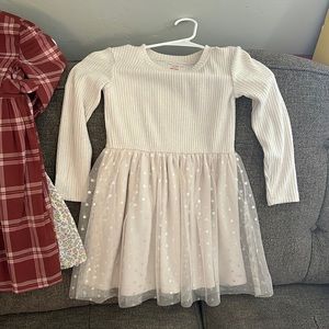 Cat & Jack size (xs) 4-5 beige dress